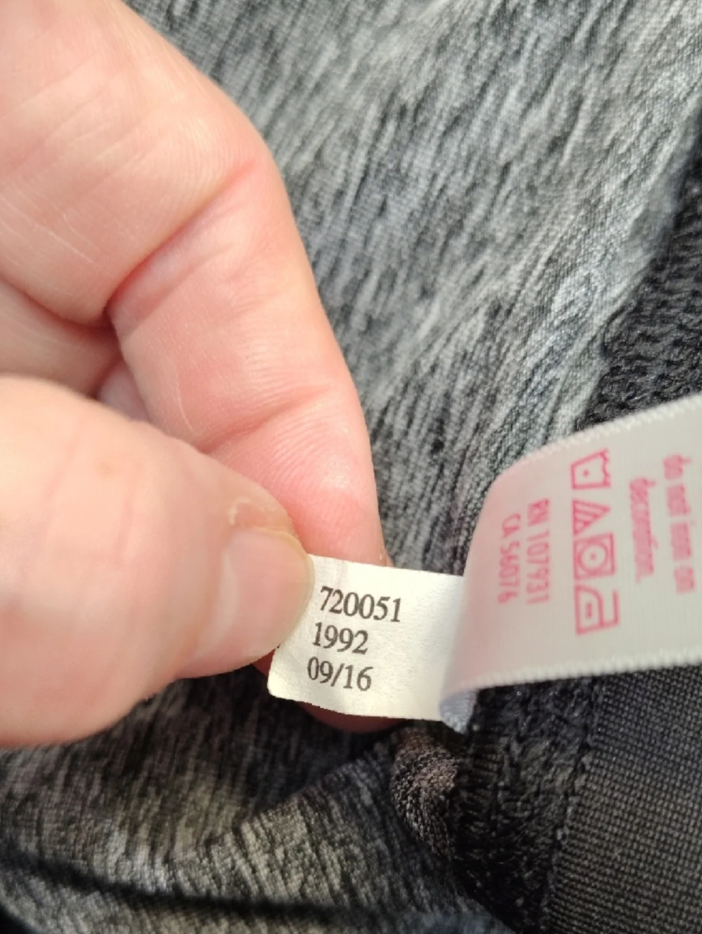 Justice Gray and Black Activewear Leggings